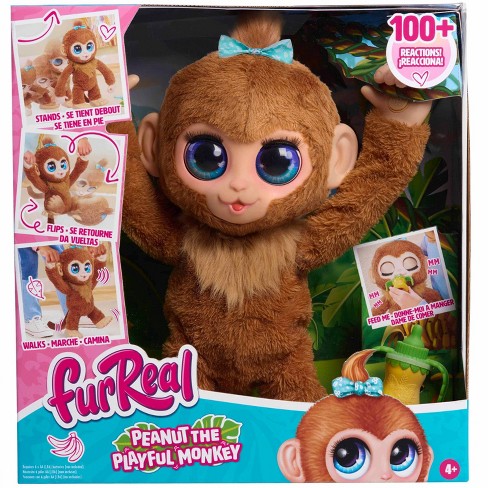 Furreal Peanut The Playful Monkey Interactive Toy : Target