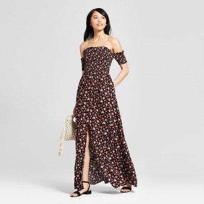 xhilaration floral maxi dress