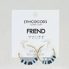ETHIC GOODS Women's Morse Code Earring [FRIEND] - 2 of 4