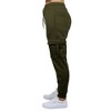 Blue Ice Apparel Women's Heavyweight Loose Fit Fleece-Lined Cargo Jogger Pants - 2 of 3