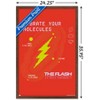 Trends International DC Comics Movie The Flash - Vibrate Your Molecules Framed Wall Poster Prints - 3 of 4