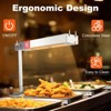 Commercial Food Warmer, Food Heat Lamp – 750W Stainless Steel Free-Standing Countertop Warmer for French Fries, Parties, Kitchen, Restaurant & Buffet - 3 of 4