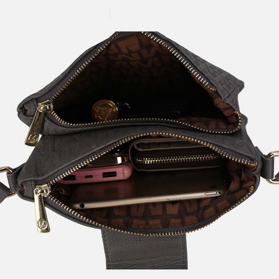 MKF Collection Marietta M Signature Women’s Handbag Crossbody Bag by Mia K - Tan — фото 4
