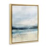 Stupell Industries Brushed Ocean Seagulls Landscape Floating Frame Canvas Art - 2 of 4