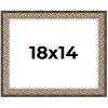 PosterPalooza | Ornate Silver Picture Frame - UV Acrylic, Backing Board, Hanging Hardware Included - 2 of 4