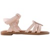 bebe Girls' Sandals - Kids' Open Toe Summer Shoes, Perfect Flat Sandals for Girls with Rhinestone (Little Girl/Big Girl) - 2 of 4