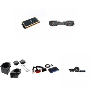 Diamond Audio Speaker Upgrade Bundle Compatible with 18-23 Jeep JL/JT (including integration harness) - VSPJP8, STXJLPOD, DES65C, Micro84u, AP4-Ch41 - 1 of 4