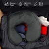 Pursonic Travel Comfort & Relief Bundle – Memory Foam Travel Pillow with Sleep Mask + Portable Neck & Shoulder Adjustable Massaging Wrap - 3 of 3