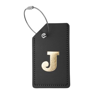 Unique Bargains Luggage Tag Black 1 Pc - 1 of 4