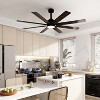 Famapy 72-Inch 8-Blade Smart Ceiling Fan 3-Color LED Light Double-sided Fans 6-Speed +Timer +Reversible Motor  All-Season Fan for Indoor/Outdoor - 2 of 4