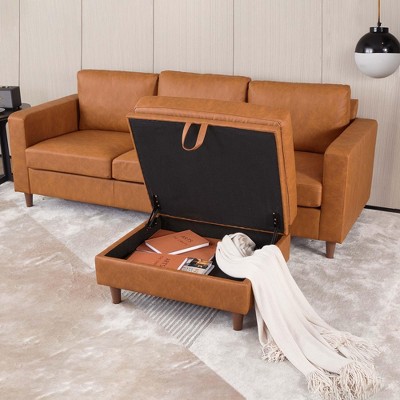 Storage Ottoman Module, Square Ottoman Module for Sectional Sleeper Sofa