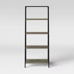 60.25" Loring 4 Shelf Trestle Bookcase Gray - Project 62™
