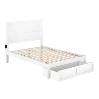 Noho Bed with Foot Drawer - AFI