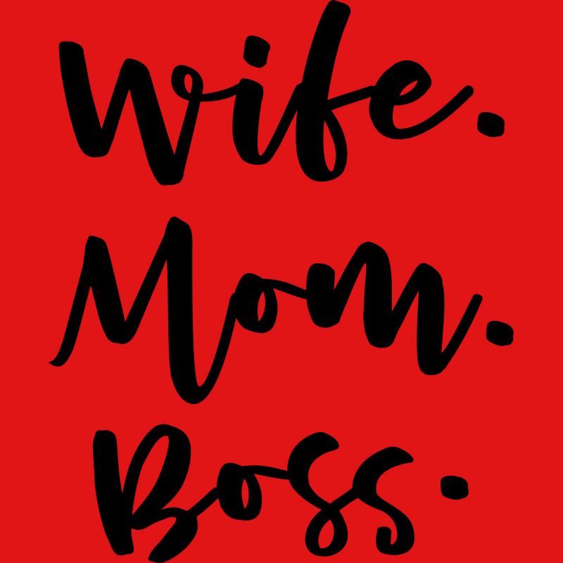 Men's Design By Humans Wife. Mom. Boss. By TheBlackCatPrints Tank Top, 2 of 3
