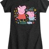 Girls' - Peppa Pig - George with Icons Fitted Short Sleeve Graphic T-Shirt - 2 of 4