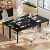 Aheaplus 78.8'' W Rectangle Computer Desk - 2 of 4