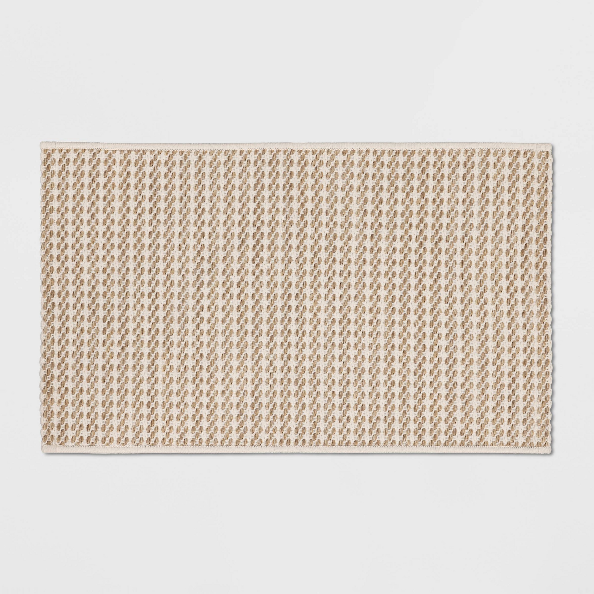 1'8"x2'10" Flat Kitchen Rug Natural - Threshold™