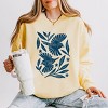 Simply Sage Market Birds and Leaves Lightweight Garment Dyed Sweatshirt - 2 of 4