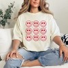 Simply Sage Market Women's Nine Valentine Faces Short Sleeve Garment Dyed Tee - 2 of 4