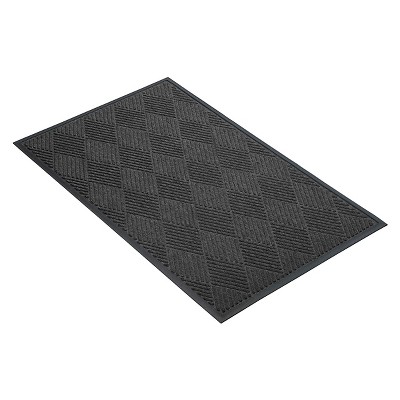 Charcoal Solid Doormat - (4'x6') - HomeTrax