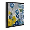 Stupell Industries Blue & Yellow Abstract Poppies, 18" x 18" - 3 of 4
