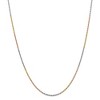 Black Bow Jewelry 1.8mm 14k Tri-Color Gold Diamond Cut Solid Rope Chain Necklace - 3 of 4