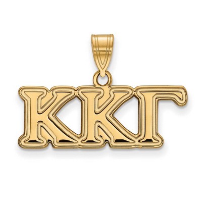 Black Bow Jewelry  Kappa Kappa Gamma Greek Life Medium Pendant