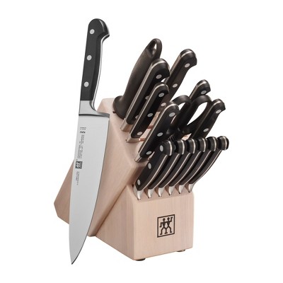 Henckels 16-Piece Forged Accent Off-White Knife Block Set