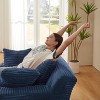 Dolonm 78.7" Oversized Corduroy Recliner, Modern Upholstered Sofa, Compressed Boneless Sofa bed,No Installation,for Living Room Bedroom - 2 of 4
