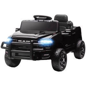 12V Kids Ride on Car, Licensed Dodge RAM 3500 Ride on Toys with Dual Motors, Remote Control for Toddlers - 1 of 4