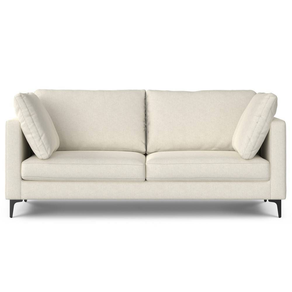 WyndenHall 76" Lana Mid Century Sofa Cream