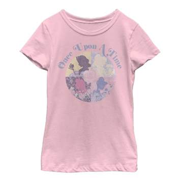 Girl's Disney Princesses Once Upon a Time Profile T-Shirt