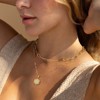 Turandoss 2PCS Dainty Gold Necklace for Women Girls - Layered Initial Pendant Necklaces, Gold Jewelry for Women, Birthday Gifts for Girls 8-18 - 2 of 4