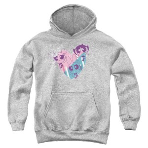 Boys’ Powerpuff Girls Powerpuff Heart Hooded Sweatshirt - 1 of 4