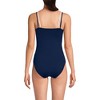 Lands' End Women's Chlorine Resistant Reversible V-Neck Ultra High Leg Strappy One Piece Swimsuit - 2 of 4
