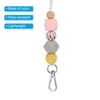 Unique Bargains Wear-resistant Lightweight ID Card Silicone Beaded Lanyards - 4 of 4