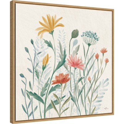 Wildflower Vibes III 22" Box Framed Canvas Wall Art