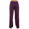 24seven Comfort Apparel Comfortable Solid Color Palazzo Lounge Pants - 2 of 3