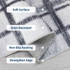 Washable Area Rug, Modern Geometric Area Rugs for Living Room Bedroom, Non-Slip Low Pile Indoor Soft Carpet - 4 of 4