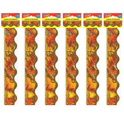 TREND Leaves of Autumn Terrific Trimmers®, 39 Feet Per Pack, 6 Packs