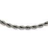 Black Bow Jewelry Men's 7mm Stainless Steel Polished Rope Chain Necklace - image 2 of 4