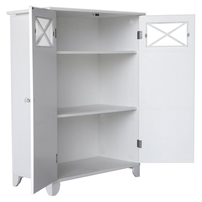 Dawson Two Doors Floor Cabinet White - Elegant Home Fashions, 6 of 9