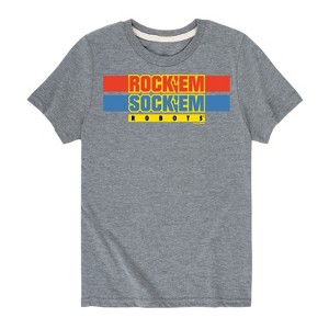Boys' - Rock 'Em Sock 'Em Robots - Rock 'Em Sock 'Em Logo Short Sleeve Graphic T-Shirt - 1 of 4