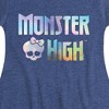 Girls' - Monster High - Holographic Logo Fit & Flair Cap Sleeve Dress - 2 of 3