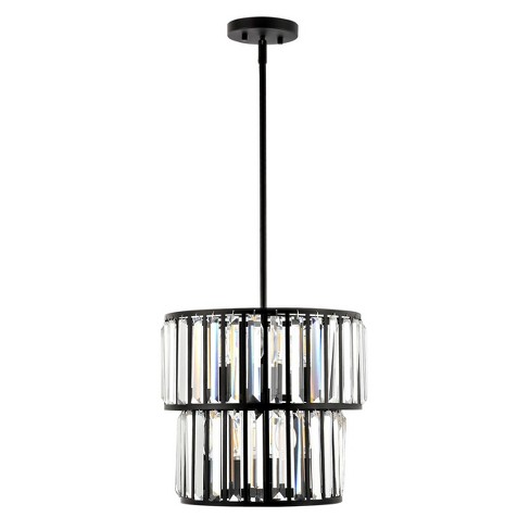 Crissa Chandelier - Black/White - Safavieh. - image 1 of 4