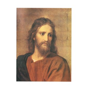 Trademark Fine Art-Heinrich Hofmann 'Christ at Thirty-Three' Canvas Art - 1 of 4