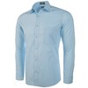 Classic Regular Fit Long Sleeve Point Collar Dress Shirt - image 3 of 4