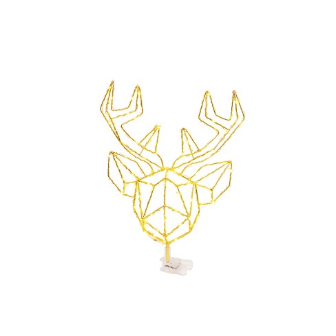 Gerson International 14 5 Inch Tall Led Wrapped Electric Deer Head Tree Topper Target