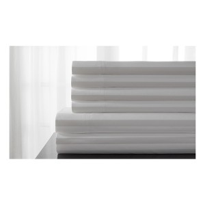 Elite Home 600 Thread Count Delray Damask 6-Pc Sheet Set - White (Queen)