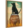 Amanti Art Black Lab Whiskey by Ryan Fowler Framed Canvas Wall Art - 3 of 4